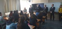 Defne Kaymakamı Nevzat ŞENGÖK, Necmi Asfuroglu Anadolu Lisesi Ziyareti