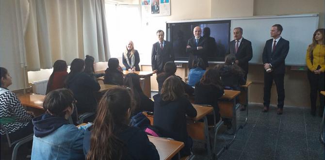 Defne Kaymakamı Nevzat ŞENGÖK, Necmi Asfuroglu Anadolu Lisesi Ziyareti