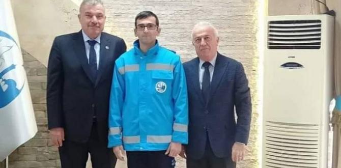 ASİ NEHRİ’NE DÜŞEN KADINI KURTARAN  ANTAKYA BELEDİYESİ TEMİZLİK İŞÇİSİNE BİR MAAŞ İKRAMİYE ÖDÜLÜ
