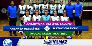 Kadınlar Voleybol 2.Ligi  ANTAKYA BELEDİYESİ GSK BAYAN VOLEYBOL TAKIMI  HATAY VOLEYBOL TAKIMI İLE KARŞILAŞACAK