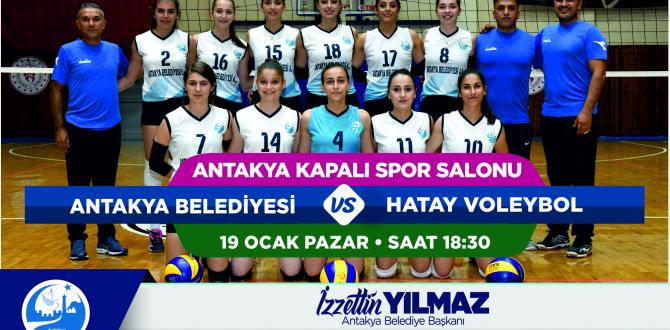 Kadınlar Voleybol 2.Ligi  ANTAKYA BELEDİYESİ GSK BAYAN VOLEYBOL TAKIMI  HATAY VOLEYBOL TAKIMI İLE KARŞILAŞACAK