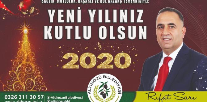 Altınözü Belediye Başkanı Rıfat SARI, yeni yıl münasebetiyle bir kutlama mesajı yayınladı.