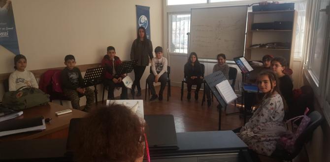 ANTAKYA BELEDİYESİ ÇOCUK KOROSU ÇALIŞMALARINA DEVAM EDİYOR