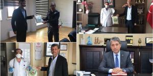 BAŞKAN YAVUZ, SAĞLIK – EMNİYET ÇALIŞANLARINA VE DİYALİZ MERKEZİNE MASKE DAĞITIMI YAPTIRDI