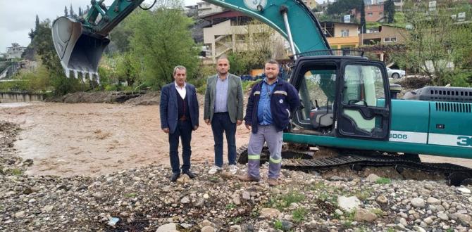 BAŞKAN YAVUZ; “ SU TAŞKINLARINA KARŞI GEREKLİ TEDBİRLER ALINDI”