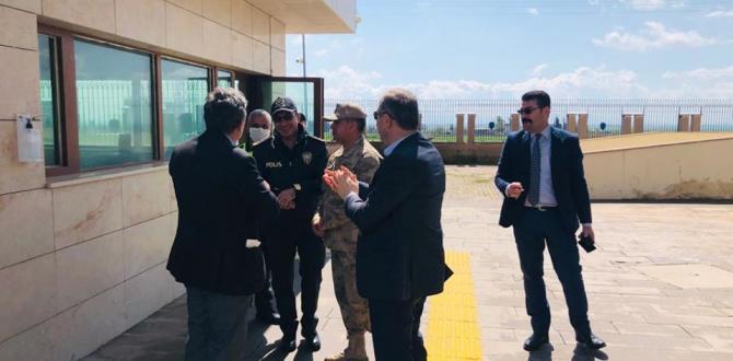 KARAMEHMETOĞLU VE YAVUZ KONTROL NOKTALARINI ZİYARET ETTİ