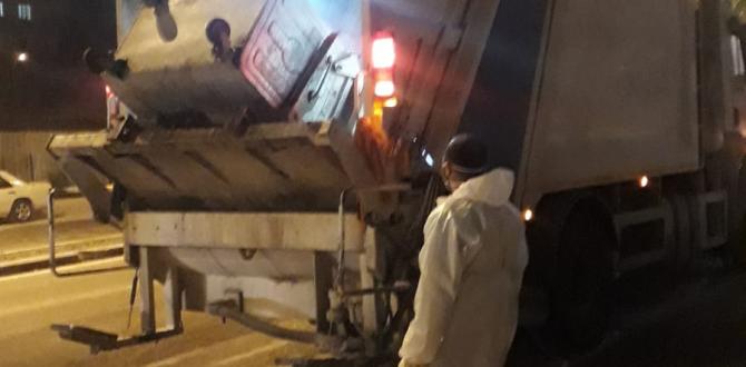 ŞEHİR GENELİNDEKİ 95 MAHALLEDE BULUNAN KONTEYNERLER  DEZENFEKTE EDİLİYOR