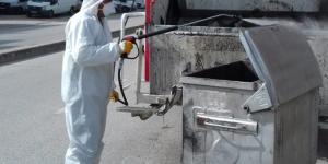 KONTEYNER DEZENFEKTE ÇALIŞMALARI GECE GÜNDÜZ DEMEDEN SÜRÜYOR