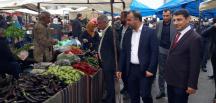BAŞKAN YILMAZ’IN TALİMATIYLA BAŞKAN YARDIMCILARI MURSALOĞLU VE SÖZER,  SEMT PAZARLARINI DENETLEDİ