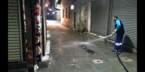 AYAKKABICILAR ÇARŞISI VE UZUN ÇARŞI’DA YIKAMA ÇALIŞMALARI