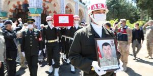 Hatay Valisi Rahmi Doğan ve  Milli Savunma Bakan Yardımcımız Şuay Alpay 25.04.2020 tarihinde Irak’ın Kuzeyi Haftanin Bölgesinde şehit olan Piyade Sözleşmeli Er Ahmet İnce’nin cenaze törenine katıldı.