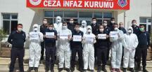 Koronavirüs tedbirleri kapsamında Hatay T Tipi Kapalı-Açık Ceza İnfaz Kurumu dezenfekte edildi.