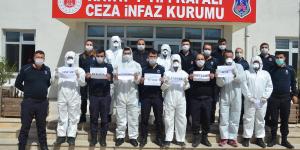 Koronavirüs tedbirleri kapsamında Hatay T Tipi Kapalı-Açık Ceza İnfaz Kurumu dezenfekte edildi.