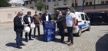 SOKAĞA ÇIKMA YASAĞI SÜRESİNCE  13 MAHALLEDE 4500 AİLEYE MASKE VE EKMEK DAĞITILDI