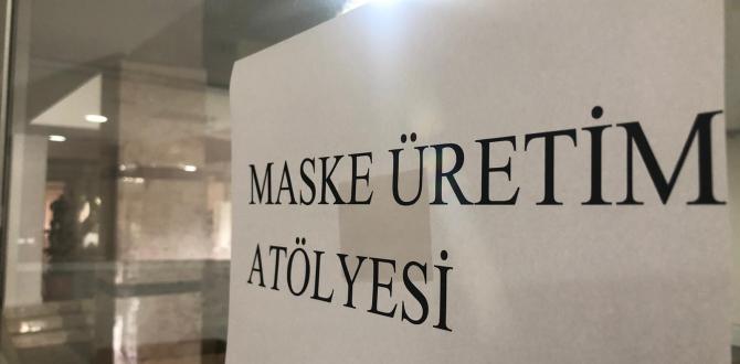 DEFNE BELEDİYESİ KORUYUCU MASKE İMAL ATÖLYESİ KURDU