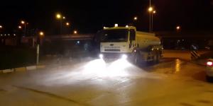 ANTAKYA BELEDİYESİ’NDEN ANA ARTERLERDE  YIKAMA ÇALIŞMALARI