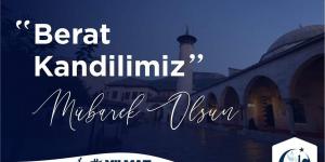 BAŞKAN YILMAZ BERAT KANDİLİ’Nİ KUTLADI