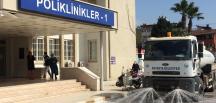 HATAY DEVLET HASTANESİ ESKİ VE YENİ HİZMET BİNALARINDA  YIKAMA ÇALIŞMALARI