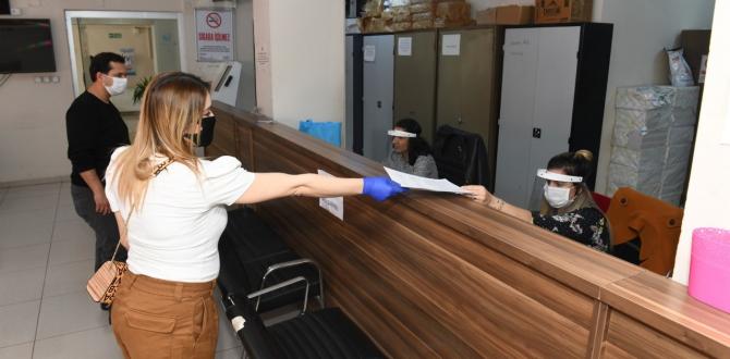 EMLAK İŞLEMLERİNE GELEN VATANDAŞLAR İÇİN  HİJYENİK BİR ORTAM SAĞLANDI