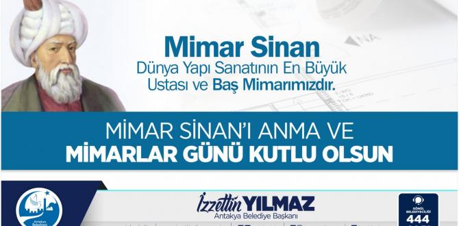 BAŞKAN YILMAZ MİMARLAR GÜNÜNÜ KUTLADI