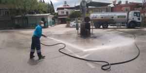 ODABAŞI MAHALLESİ’NİN CADDELERİ YIKANDI