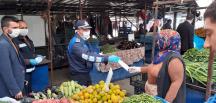 PAZARLARDA KORONAVİRÜS İLE MÜCADELE TEDBİRLERİ ARTTIRILDI