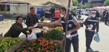 PAZARLARDA KORONAVİRÜS İLE MÜCADELE TEDBİRLERİ  KONTROL ALTINDA YÜRÜTÜLÜYOR