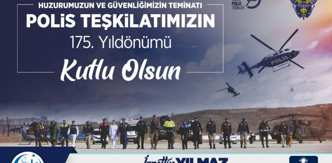 BAŞKAN YILMAZ POLİS HAFTASINI KUTLADI