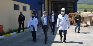 BAŞKAN YAVUZ KORUMA KLOR FABRİKASI YETKİLİ VE ÇALIŞANLARINA TEŞEKKÜR ETTİ