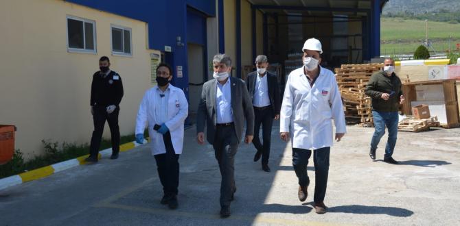 BAŞKAN YAVUZ KORUMA KLOR FABRİKASI YETKİLİ VE ÇALIŞANLARINA TEŞEKKÜR ETTİ
