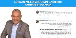 Milletvekili Şanverdi, Lübnan Milletvekili’nin Çağrısını Yanıtsız Bırakmadı
