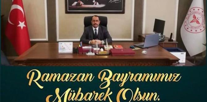 İL SAĞLIK MÜDÜRÜ DR.MUSTAFA HAMBOLAT’IN RAMAZAN BAYRAMI TEBRİK MESAJI