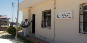 ŞEHİR GENELİNDE DEZENFEKTE ÇALIŞMALARI SÜRÜYOR