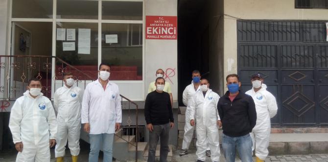 ŞEHİR GENELİNDE DEZENFEKTE ÇALIŞMALARI SÜRÜYOR