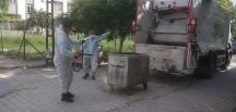 95 MAHALLEDE BULUNAN KONTEYNERLER DEZENFEKTE EDİLİYOR