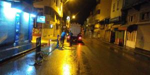 KURTULUŞ CADDESİ BOYDAN BOYA YIKANDI