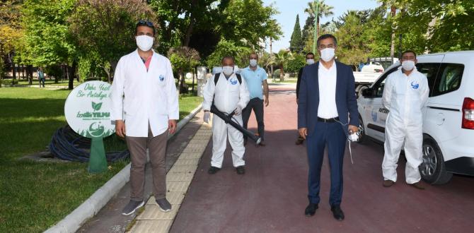 ÇOCUKLAR İÇİN PARKLAR TEKRAR DEZENFEKTE EDİLDİ