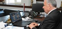 KORONAVİRÜS İLE MÜCADELE TEDBİRLERİ VİDEO KONFERANS İLE GÖRÜŞÜLDÜ