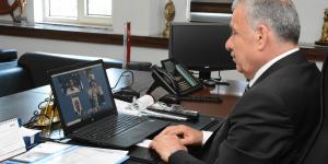 KORONAVİRÜS İLE MÜCADELE TEDBİRLERİ VİDEO KONFERANS İLE GÖRÜŞÜLDÜ