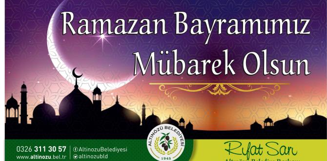 Altınözü Belediye Başkanı Rıfat Sarı, Ramazan Bayramı nedeniyle bir mesaj yayımlayarak tüm Müslümanların Ramazan Bayramını kutladı.