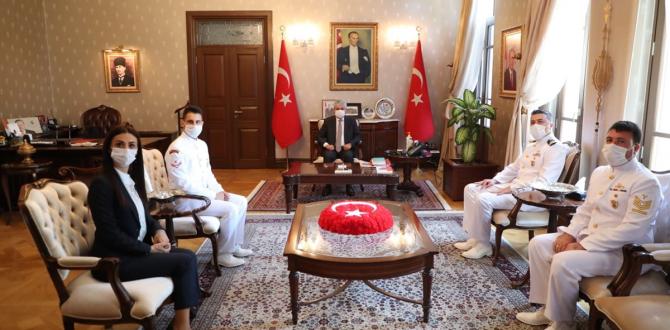 Sahil Güvenlik’ten Vali Doğan’a Ziyaret