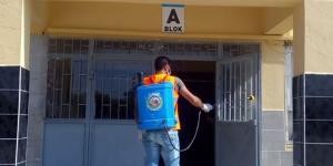 KIRIKHAN BELEDİYESİ LGS ÖNCESİ OKULLARDA DEZENFEKTE ÇALIŞMALARI YAPTI