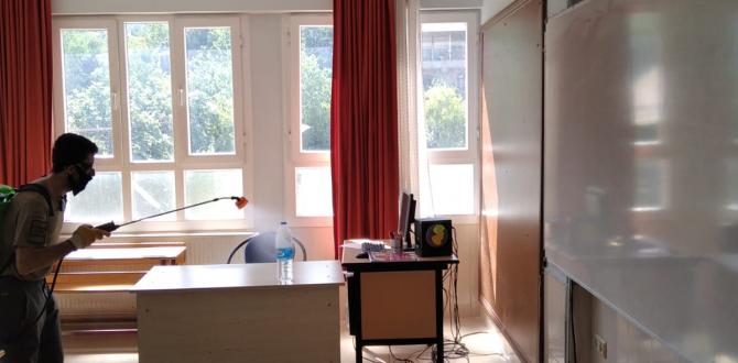 DEFNE BELEDİYESİ LGS ÖNCESİ TÜM OKULLARI DEZENFEKTE EDİYOR