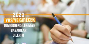 BAŞKAN ERYILMAZ, YKS SINAVINA GİRECEK ÖĞRENCİLERE BAŞARILAR DİLEDİ