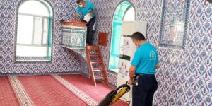 TÜM İBADETHANELER ANTAKYA BELEDİYESİ EKİPLERİNCE TEMİZLENİYOR