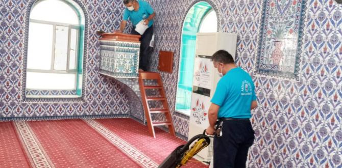 TÜM İBADETHANELER ANTAKYA BELEDİYESİ EKİPLERİNCE TEMİZLENİYOR