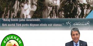 BAŞKAN YAVUZ; “HATAY’IN ANAVATANA KATILIŞININ 81.YILDÖNÜMÜ KUTLU OLSUN”