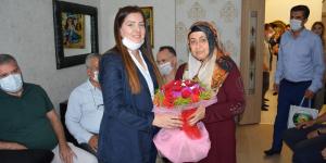 KAYMAKAM KARAMEHMETOĞLU VE BAŞKAN YAVUZ ŞEHİT AİLELERİNİ ZİYARET ETTİ