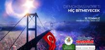Başkanımız Mehmet HACIOĞLU’NUN 15 Temmuz Demokrasi ve Milli Birlik Günü vesilesi ile yayınladığı mesajı