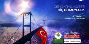 Başkanımız Mehmet HACIOĞLU’NUN 15 Temmuz Demokrasi ve Milli Birlik Günü vesilesi ile yayınladığı mesajı